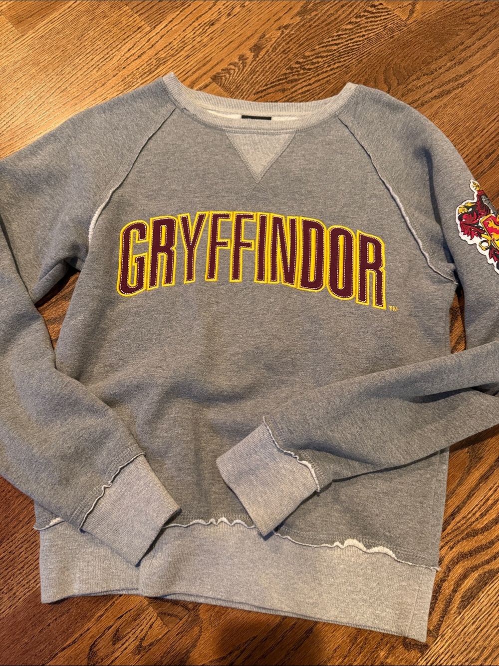 Gryffindor Gray Crewneck Sweatshirt - Official Harry Potter Sz XS